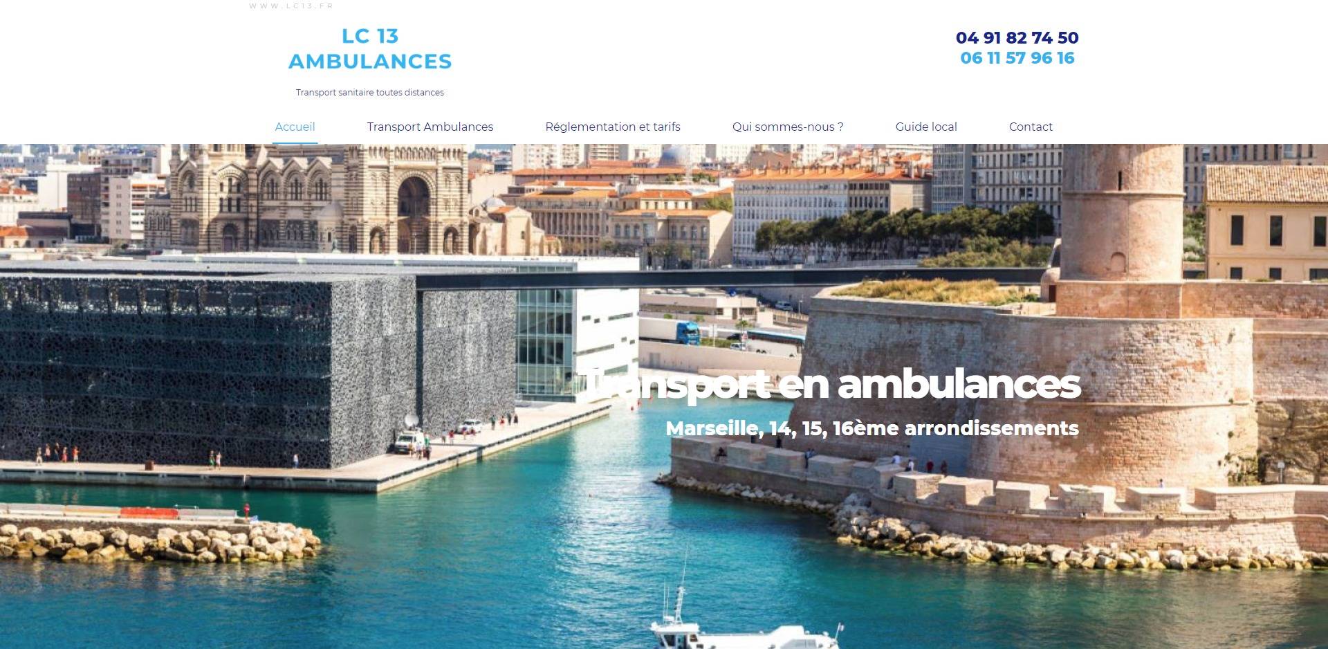 Où trouver une ambulance pour transport conventionné sur Marseille ? LC 13