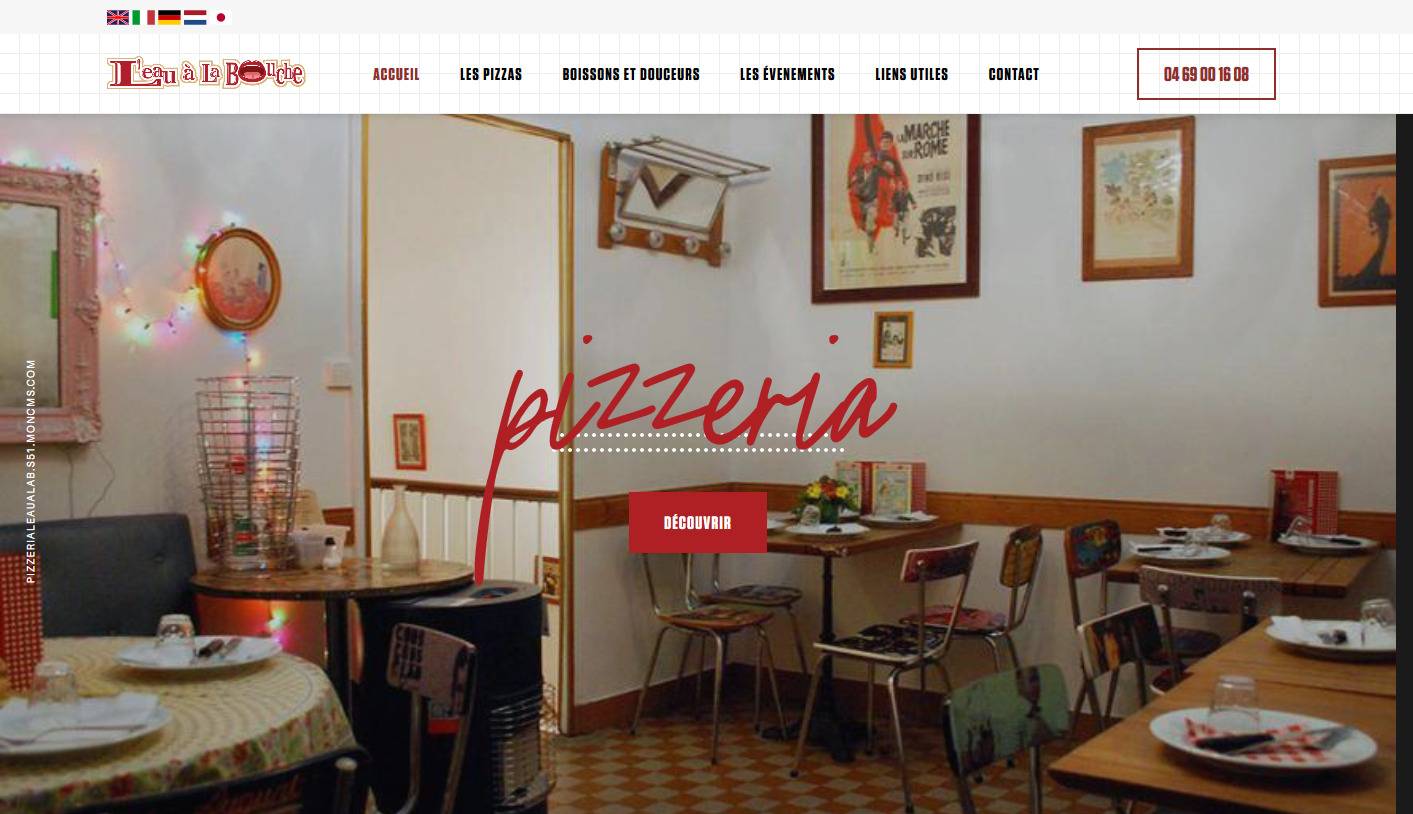 Pizzeria gastronomique sur la Corniche de Marseille - L'Eau à la Bouche