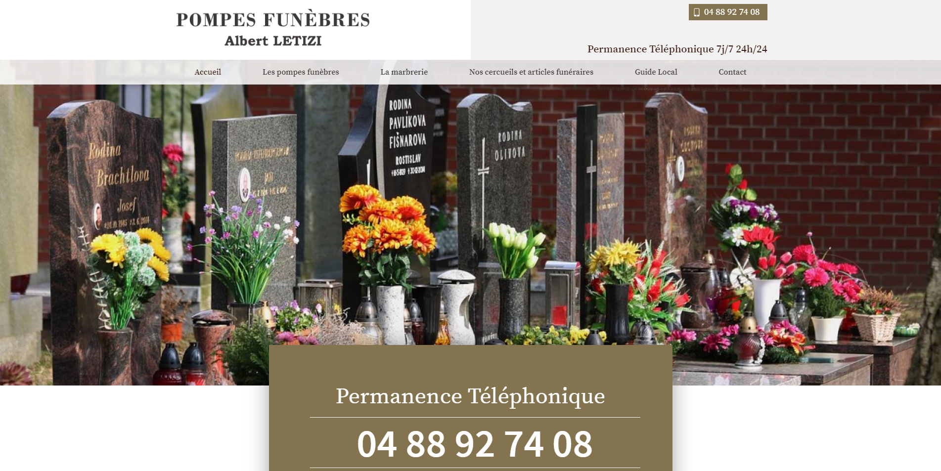 Vente de cercueil en pin sur Vence