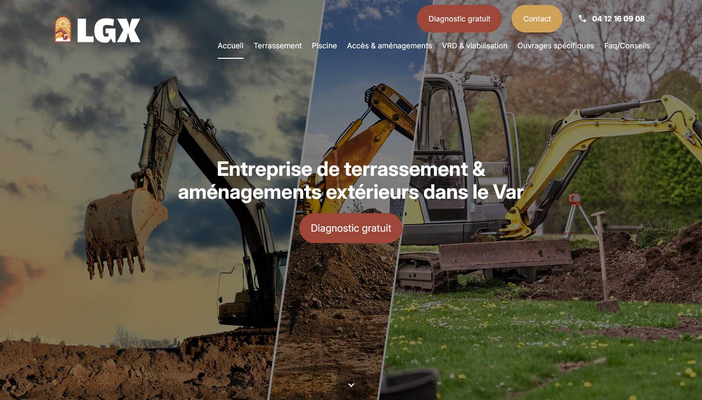 Comment réaliser des travaux de terrassement à Sanary-sur-Mer ? - LGX