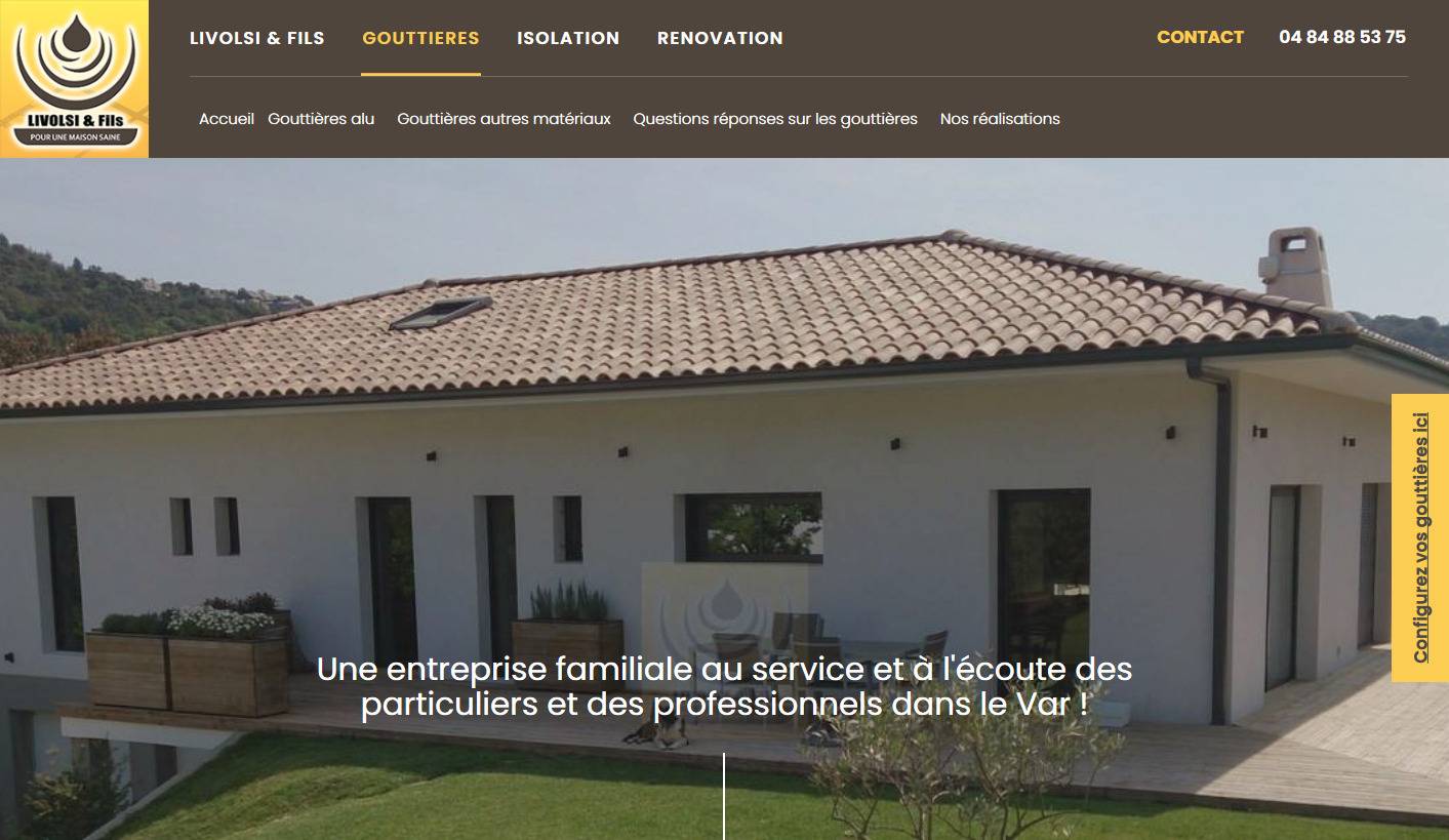 Comment installer une gouttière en aluminium sur sa maison à Toulon ? - Livolsi et Fils
