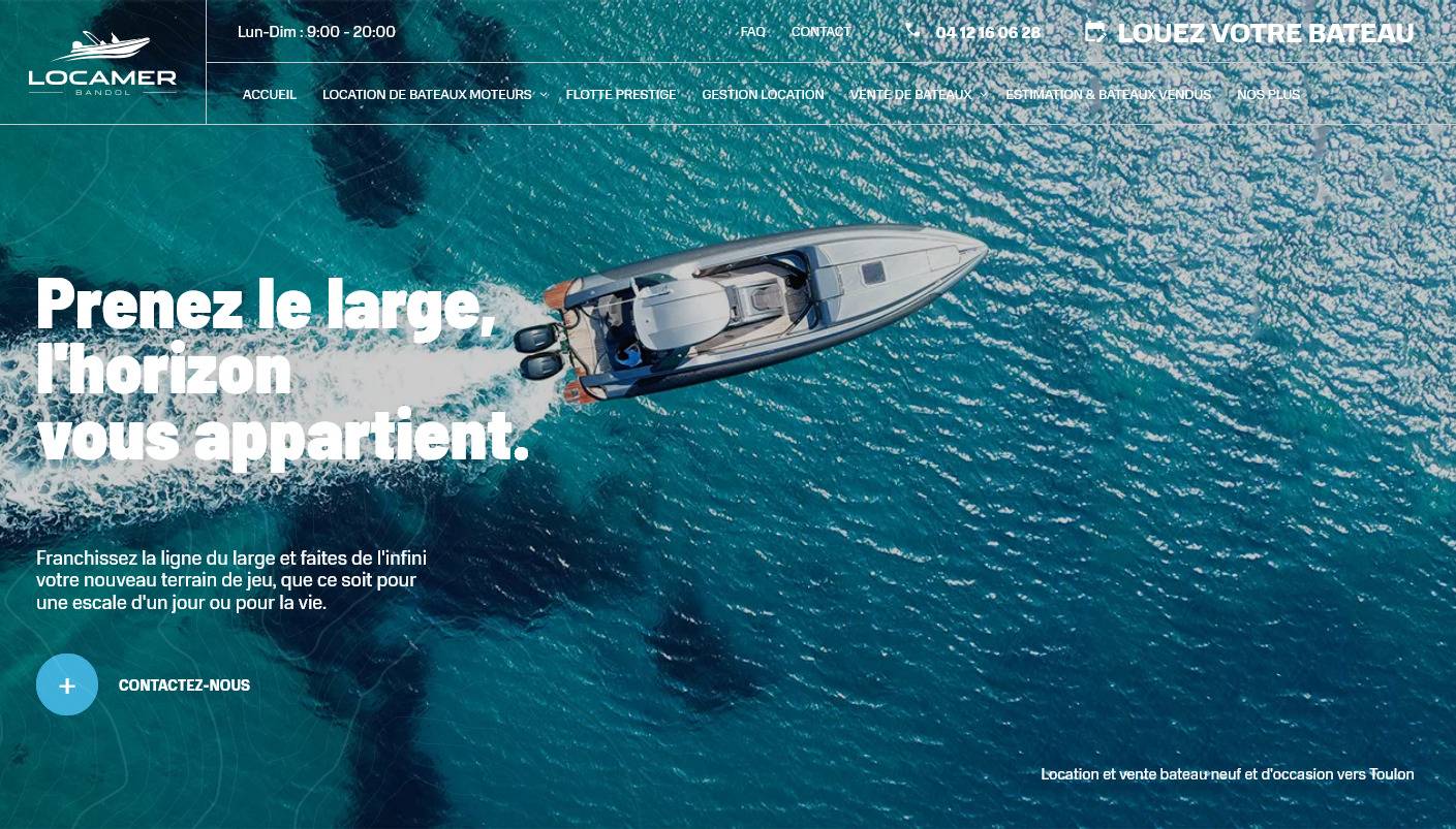 Où acheter un bateau à moteur à Bandol ? - Locamer