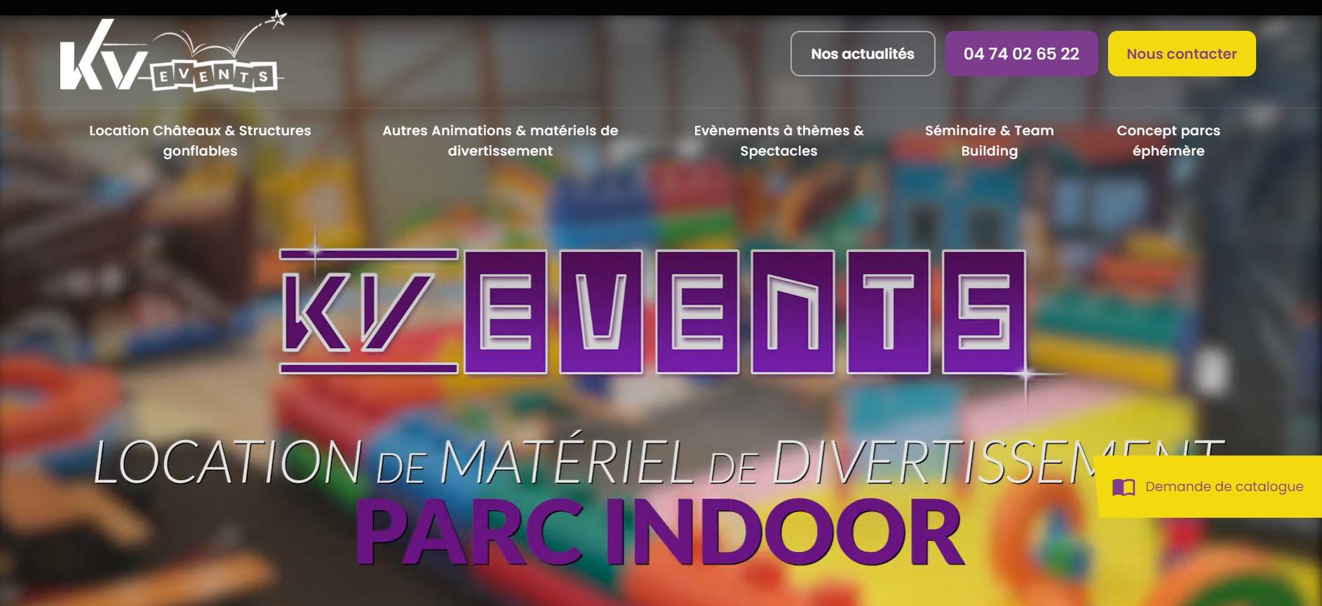 Location de matériel d'événementiel sur Lyon - KV Events