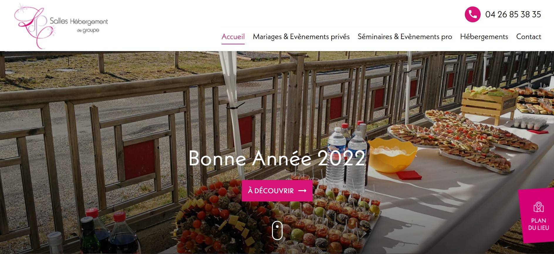 location de salle de réception avec couchage pour mariage Valence 26 Drôme