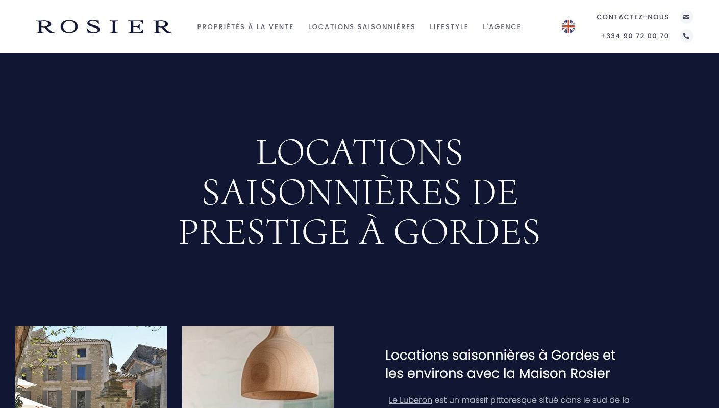 Comment louer une villa de prestige pour les vacances dans le Luberon ? - Agence Rosier