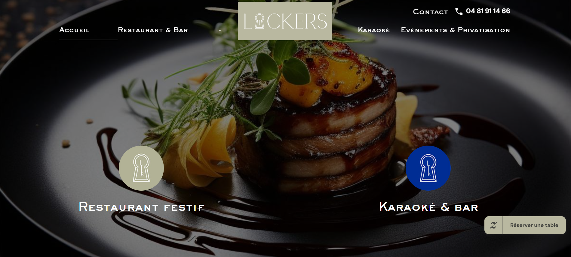 Trouver un restaurant festif pour sortir entre amis un soir à Lyon 6 Brotteaux - Lockers Restaurant
