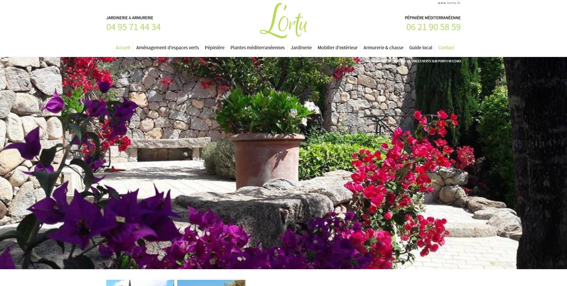 Jardinerie pépinière pour achat d'outillage de jardin à Sainte Lucie de Porto Vecchio