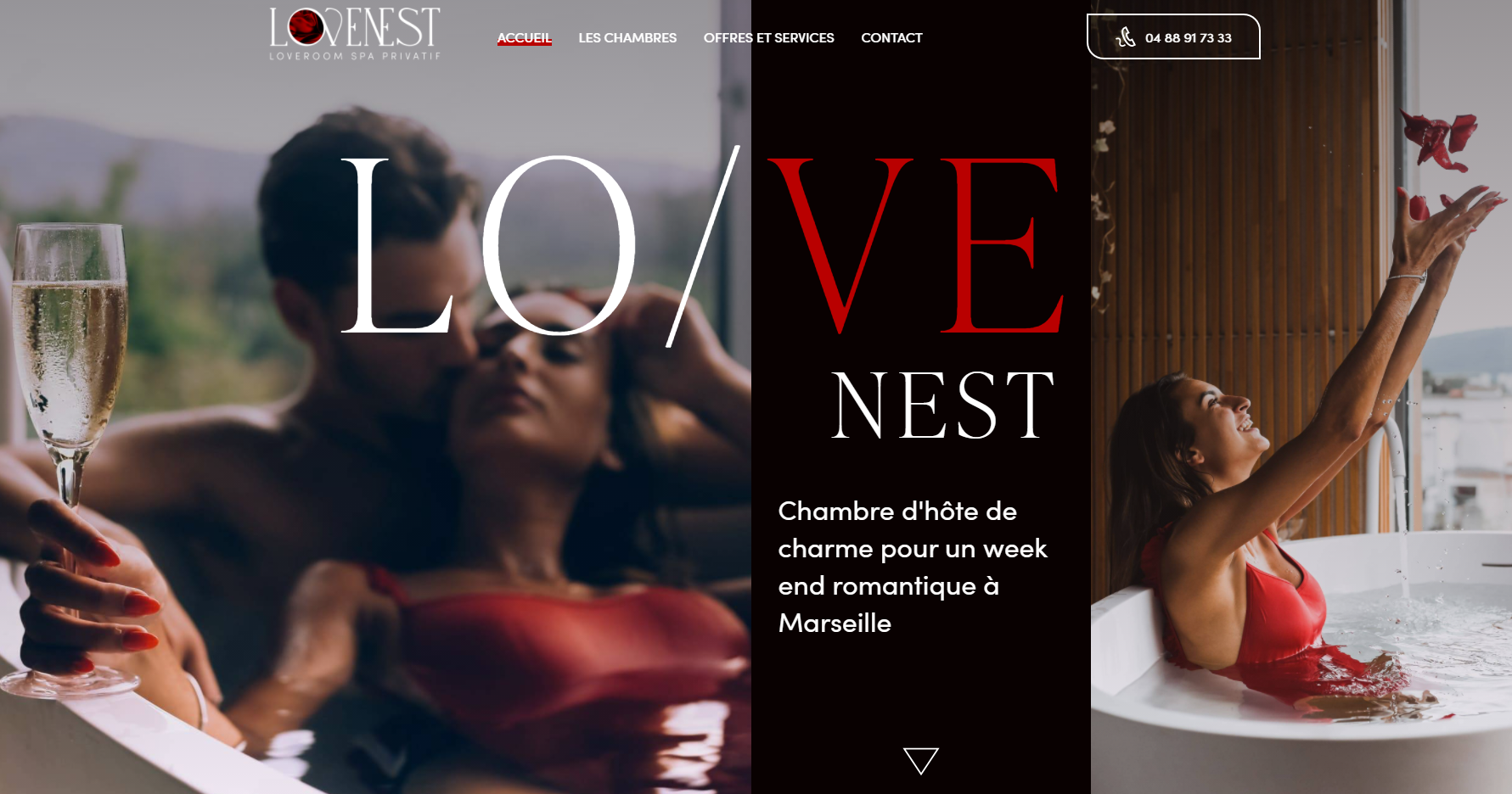 réserver love room pour nuit romantique à marseille