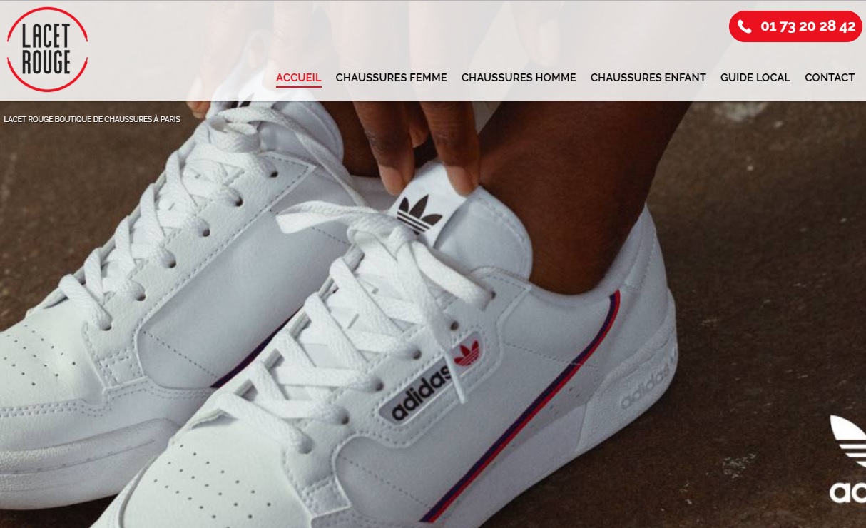 Vente de sneakers et baskets tendances à Paris 16 - Lacet Rouge