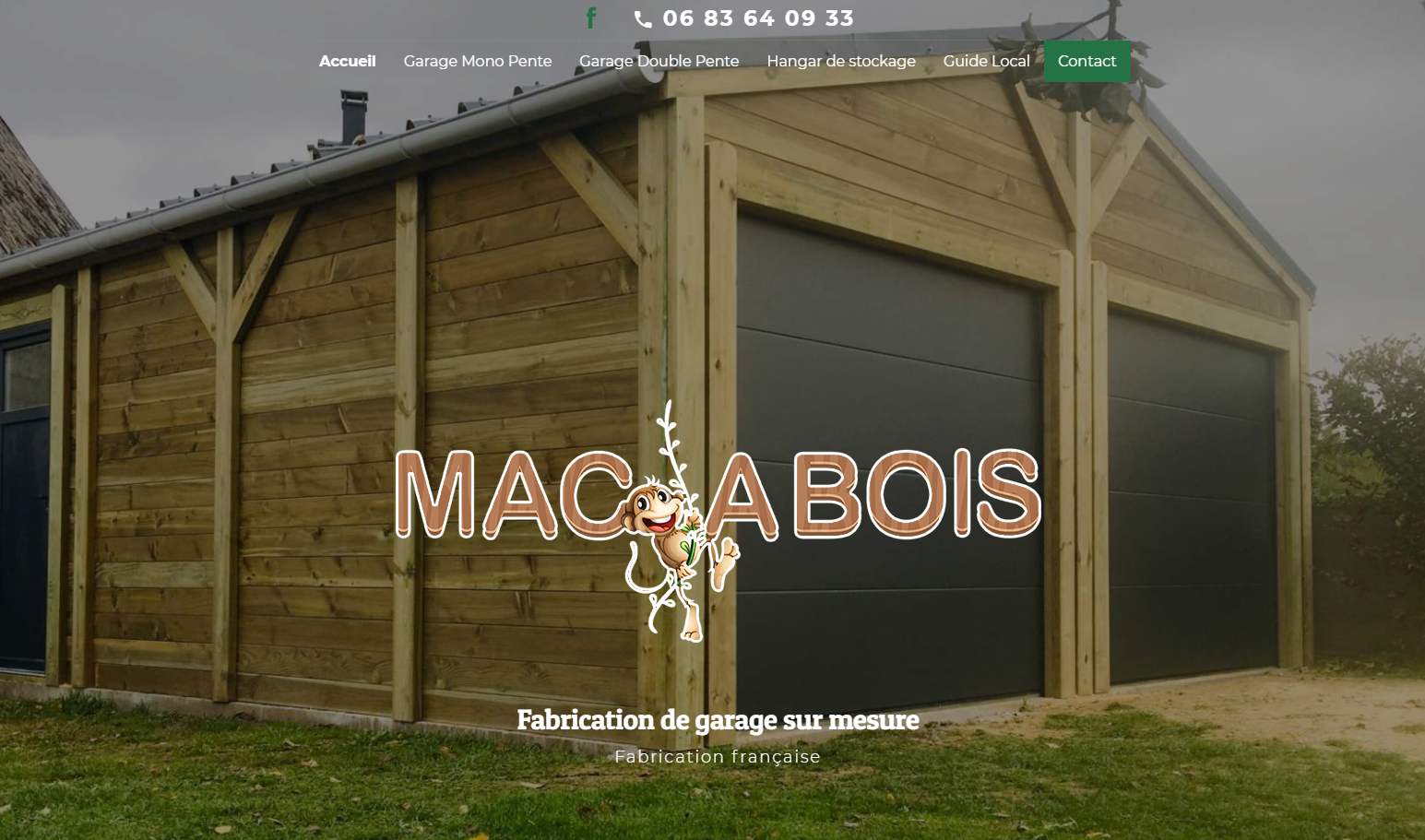 Fabricant de garage en bois sur mesure en Normandie