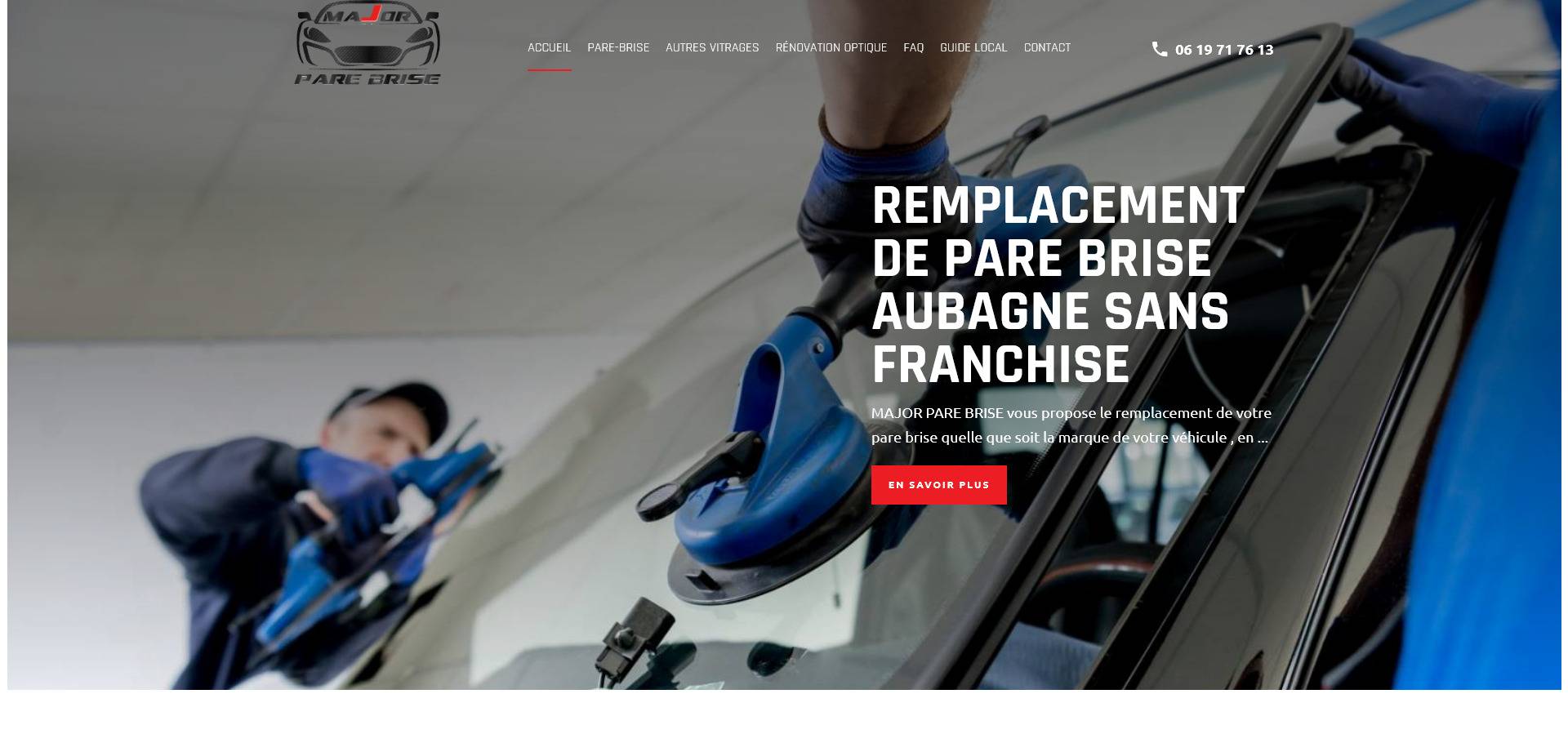Remplacer son pare-brise avec la franchise offerte à Aubagne - Major Pare-Brise