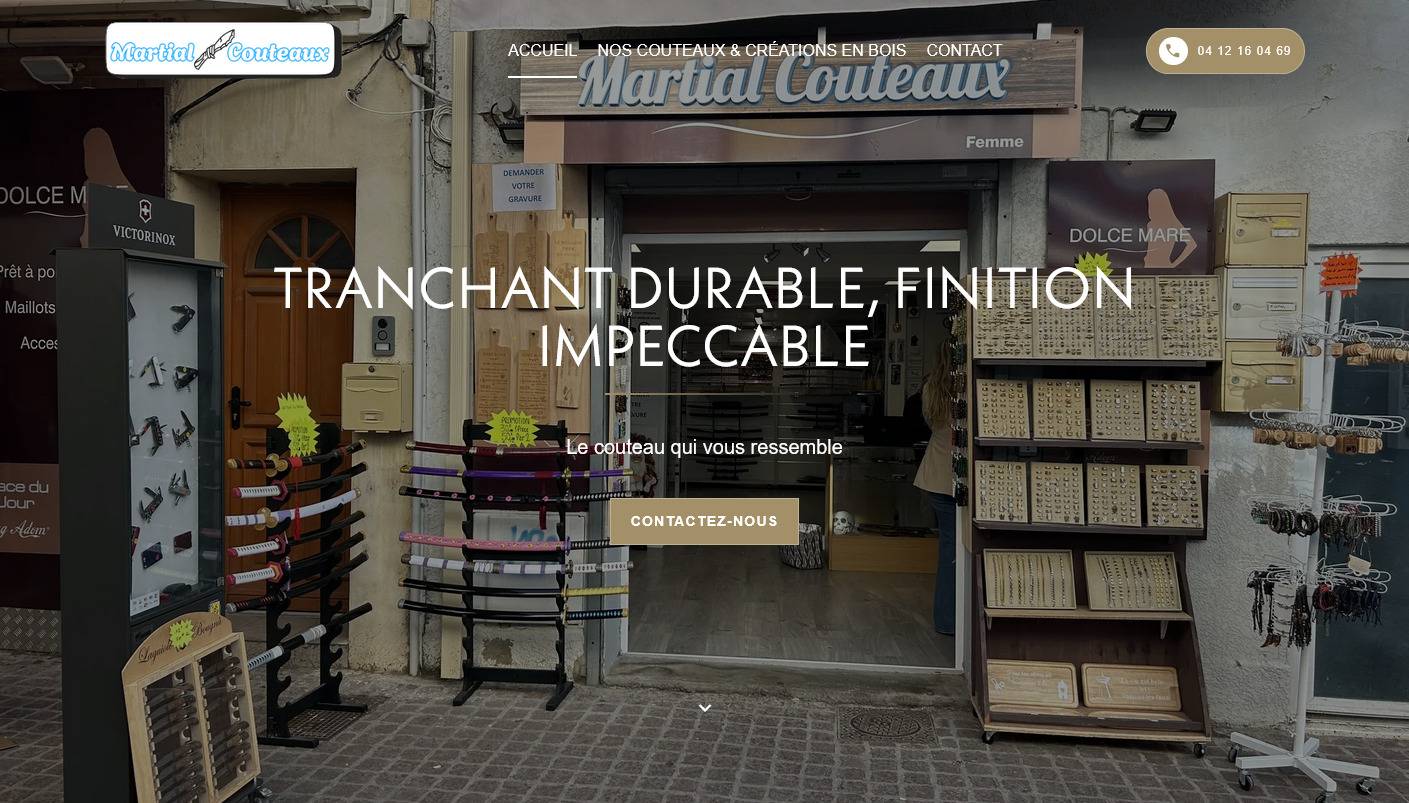Où acheter des couteaux de cuisine à Palavas-les-Flots ? - Martial Couteaux
