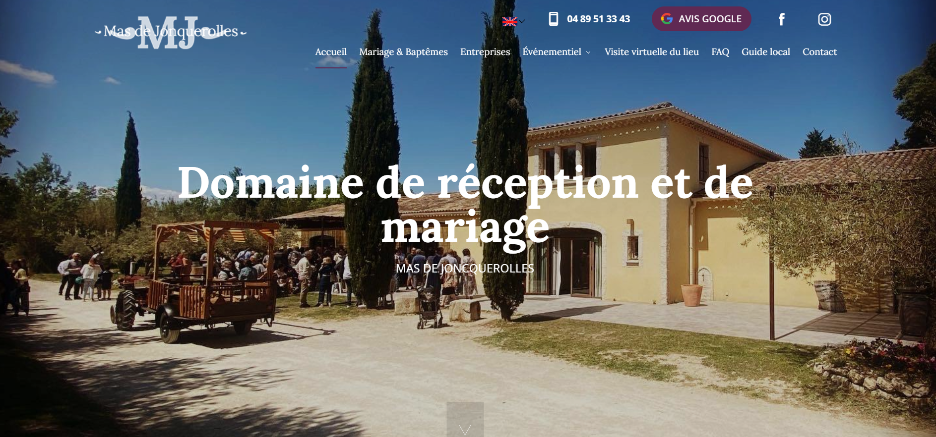 Où louer une salle de réception avec jardin sur Saint Rémy de Provence ? - Mas de Jonquerolles