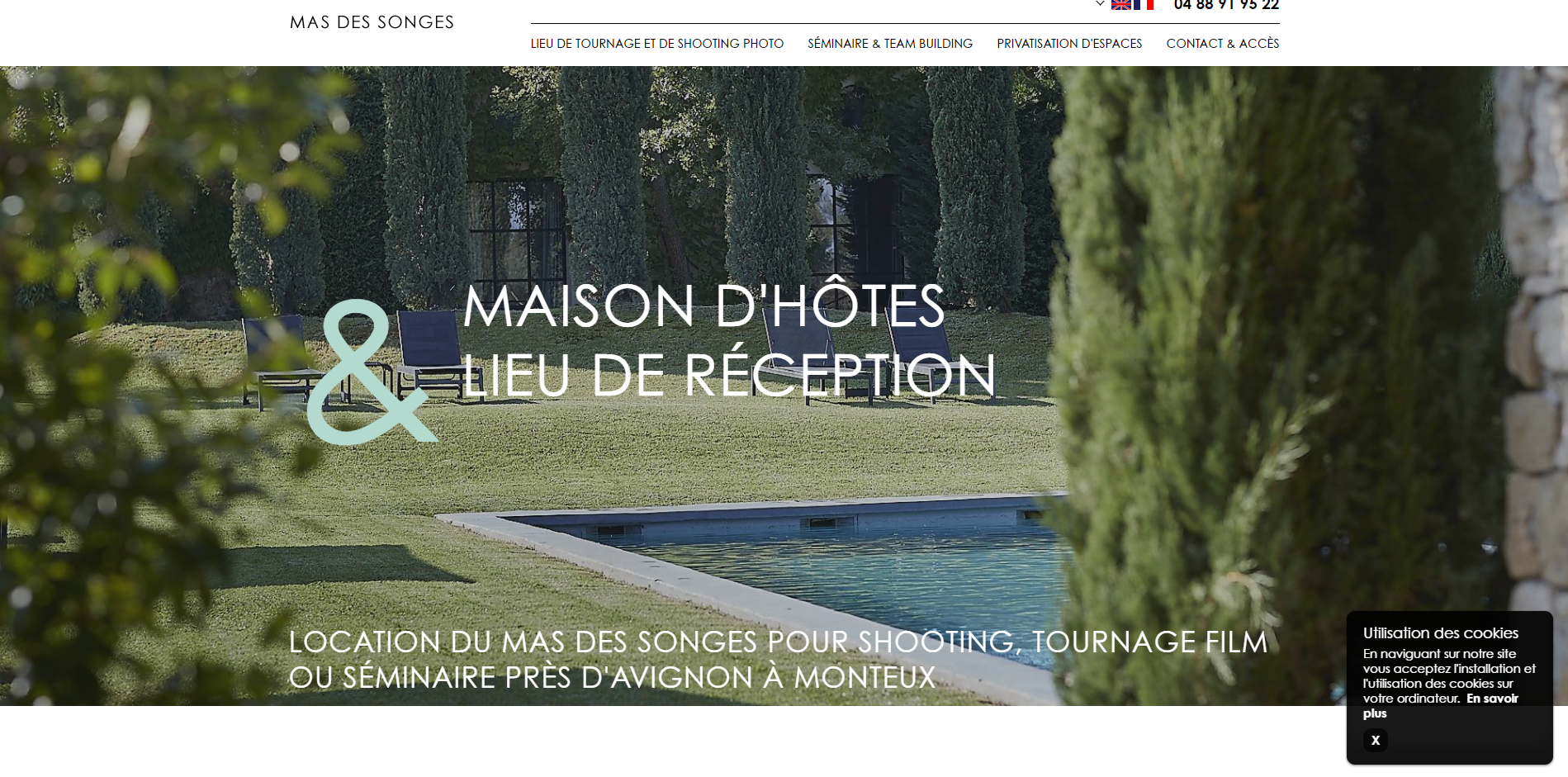 Vous êtes à la recherche d'un lieu pour réaliser un shooting photo ou un tournage de film vers Avignon en Provence ?