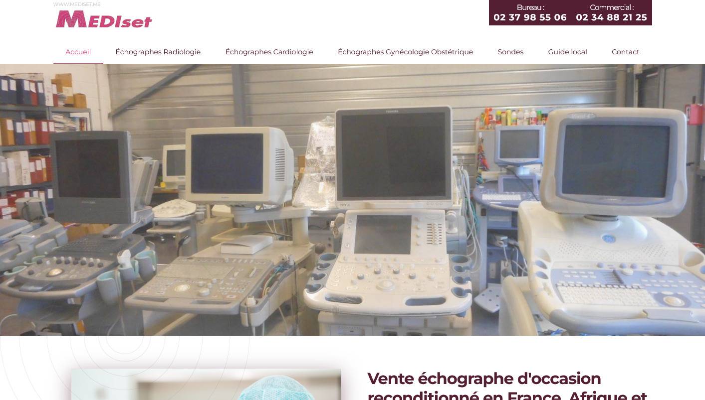 Où acheter un échographe de radiologie reconditionné en Ile de France ? - Mediset Imagerie