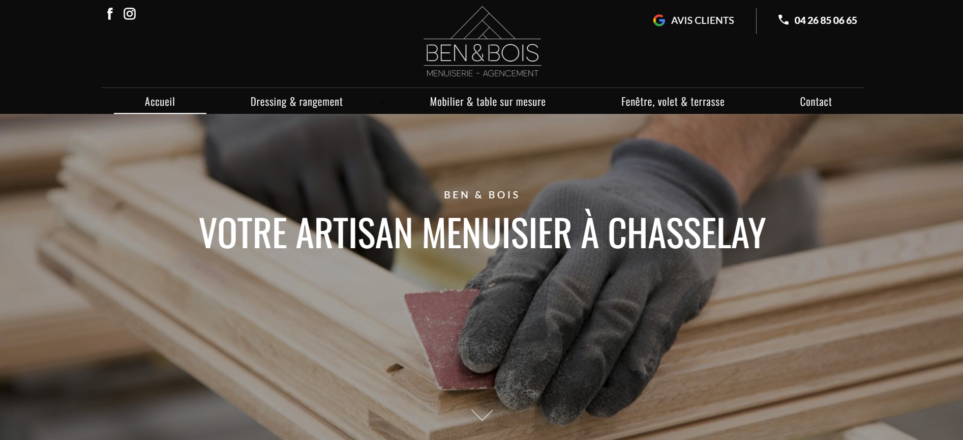 Création de dressing sur mesure en bois à Villefranche sur Saône 69400 Rhône - Ben & Bois 