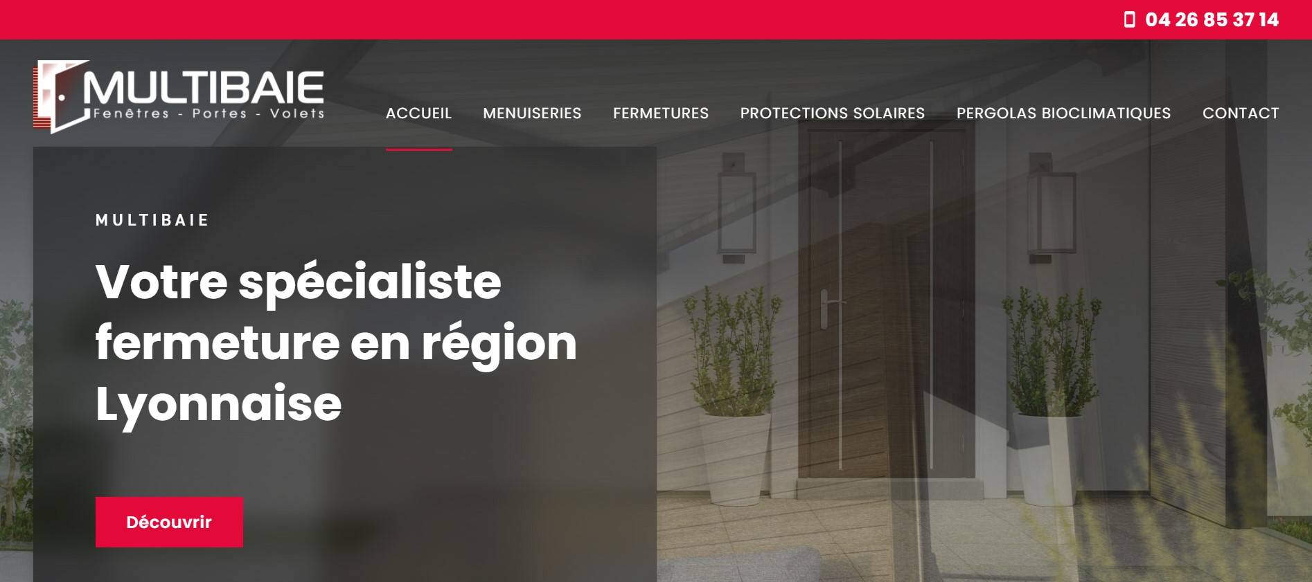 Entreprise de menuiserie et fermeture à Saint-Bonnet-de-Mure (69)