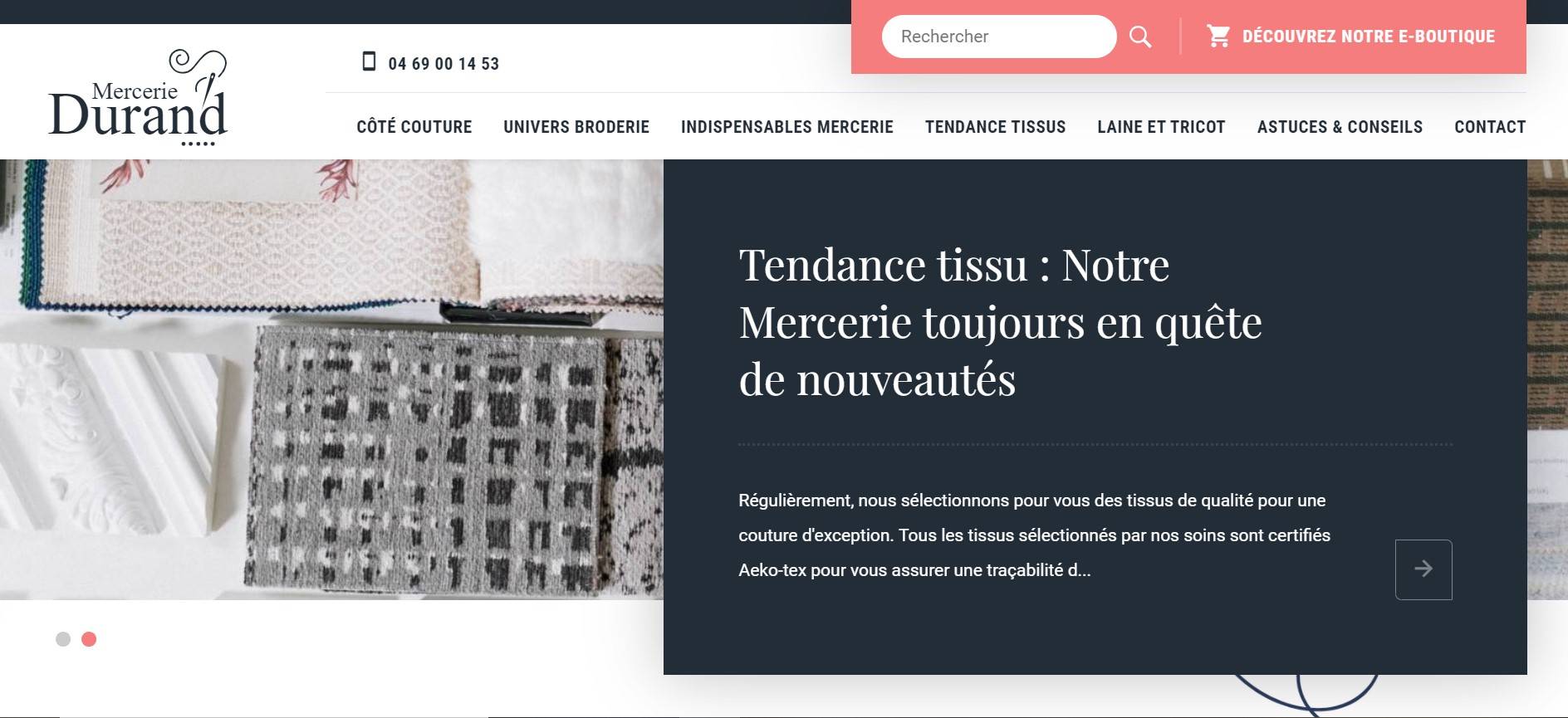 Mercerie à Avignon dans le Vaucluse