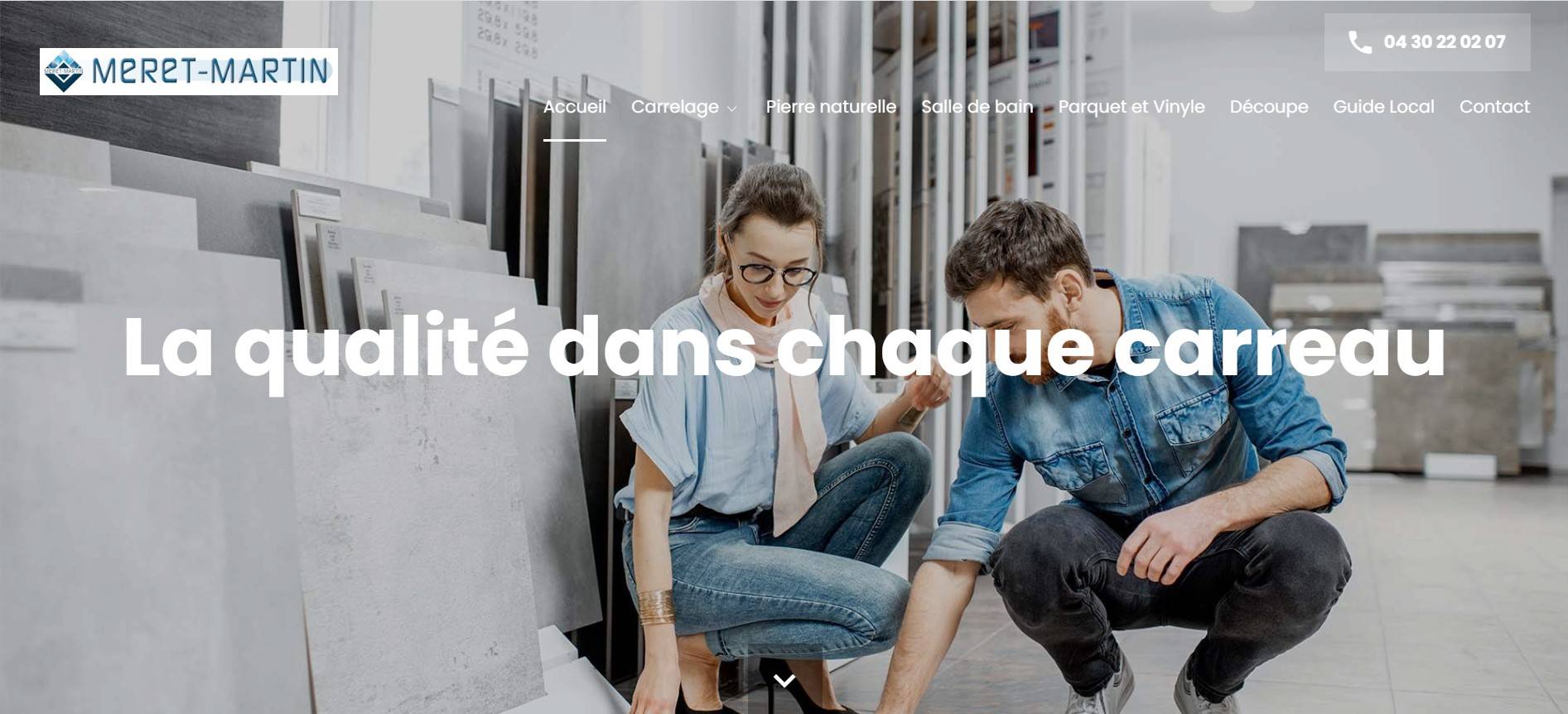 Magasin de carrelage à Roanne