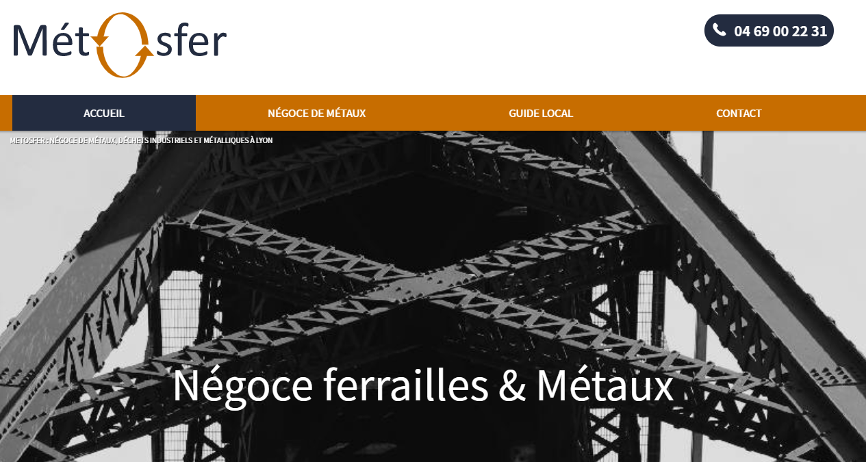 Récupération et recyclage de métaux en Rhône-Alpes - Metosfer