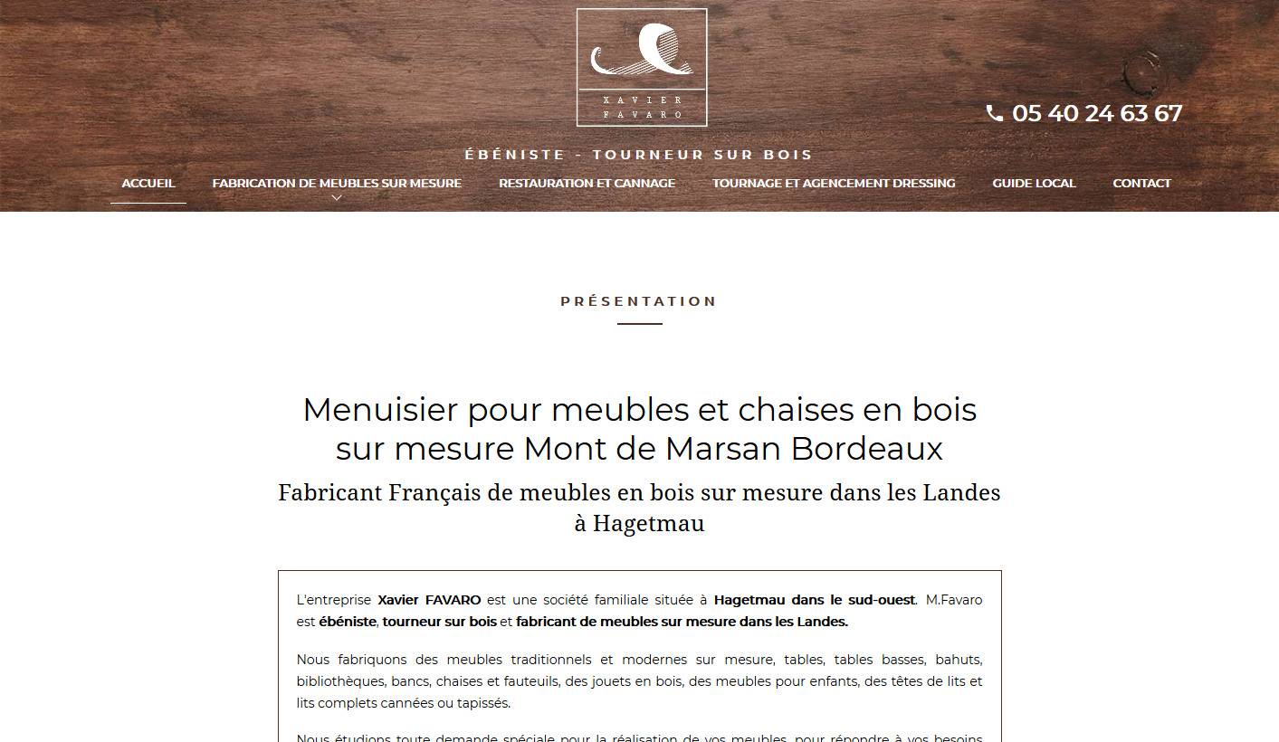 Commande de meuble sur mesure de fabrication française sur Bordeaux - Meubles Favaro
