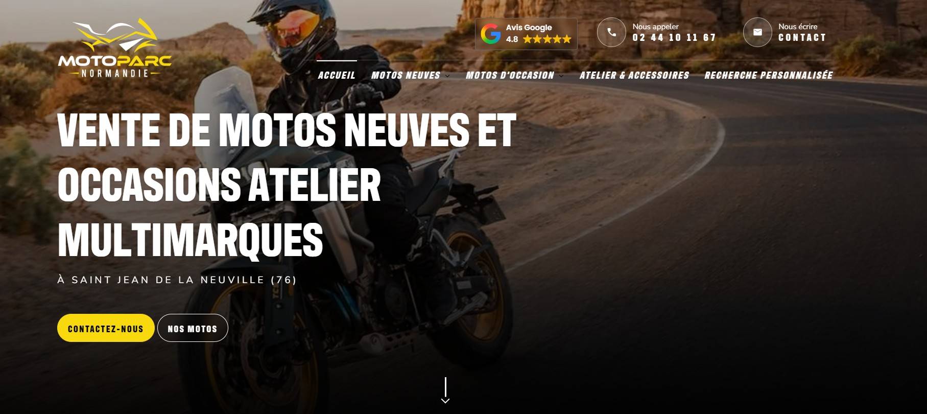 Vente de motos d'occasion, toute marque, avec garantie et financement proche Bolbec - Moto Parc Normandie