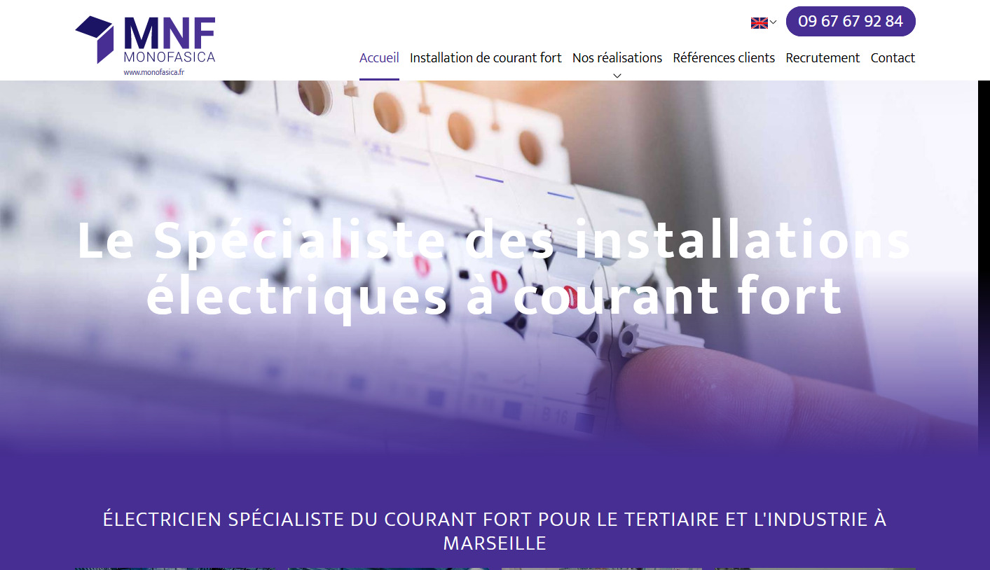 Monofasica, entreprise d'électricité courant fort à Marseille