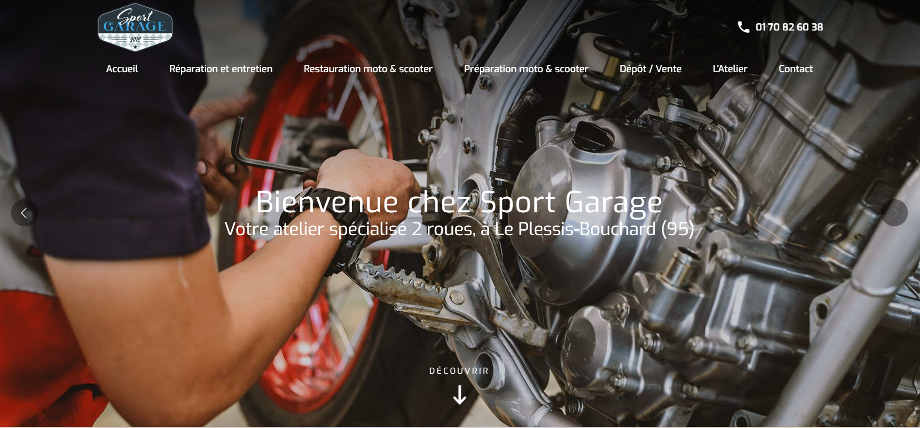 Atelier moto spécialisé dans la préparation de moto et le passage au bioéthanol au Le Plessis Bouchard dans le Val d'Oise : Sport Garage