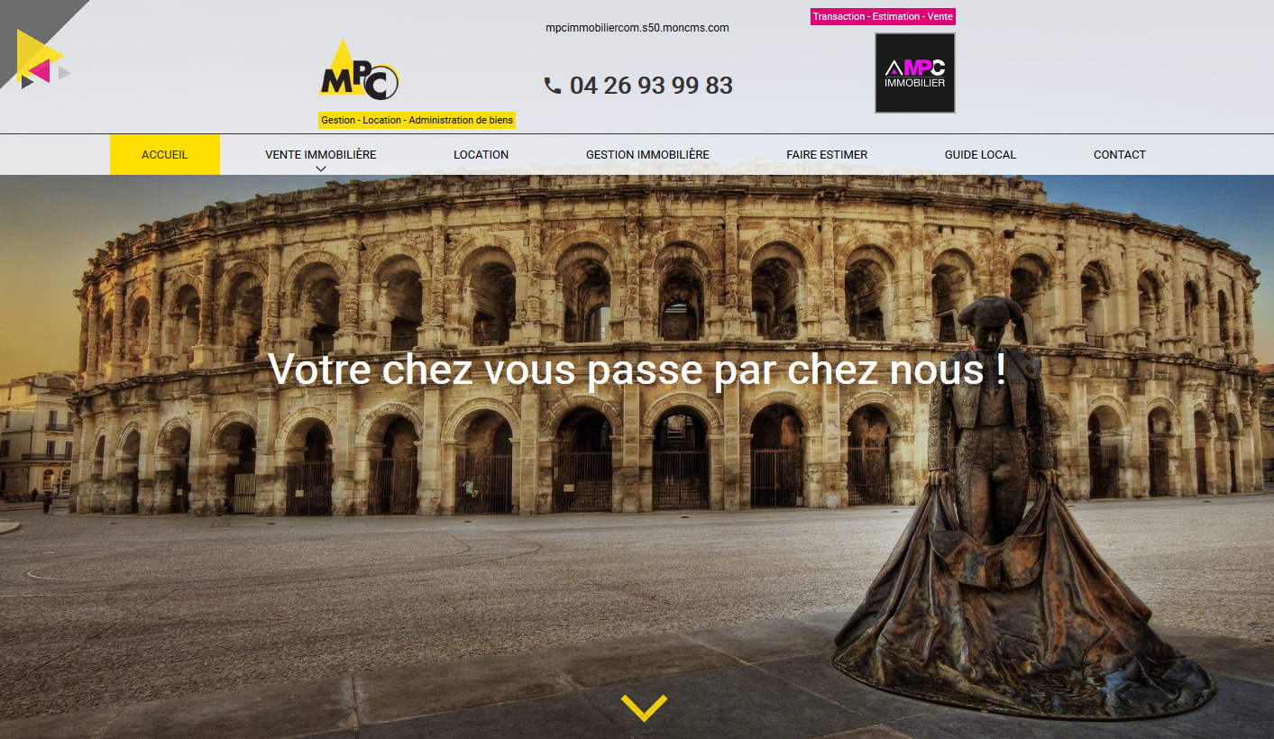 Agence immobilière pour achat ou louer un bien immobilier à Nîmes - Michel Pouget Conseils