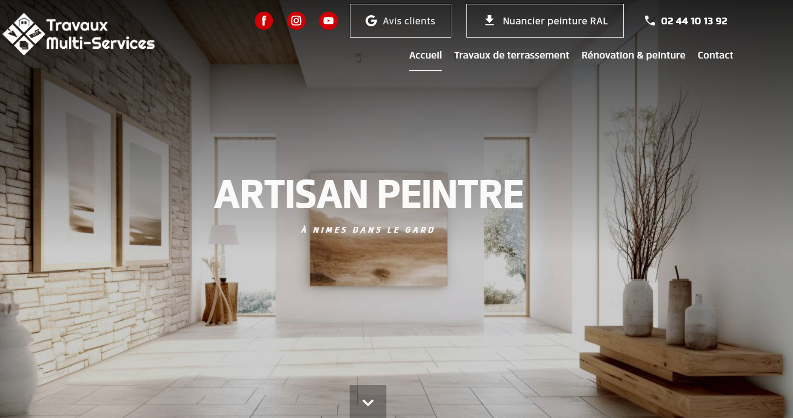 Entreprise de rénovation et peinture intérieure et extérieure pour maison et appartement tous revêtements à Nîmes - DBR Solmur
