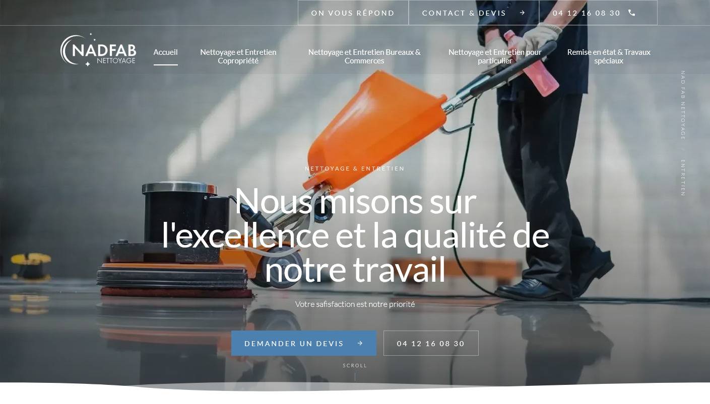 Comment nettoyer des locaux professionnels à Marseille 13015 ? - Nadfab Nettoyage