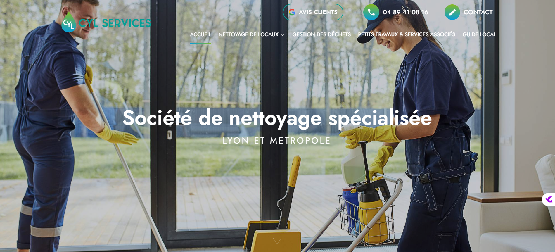 Cyl Services, entreprise de nettoyage industriel spécialisée en nettoyage de cabinet médical et salles blanches à Lyon 