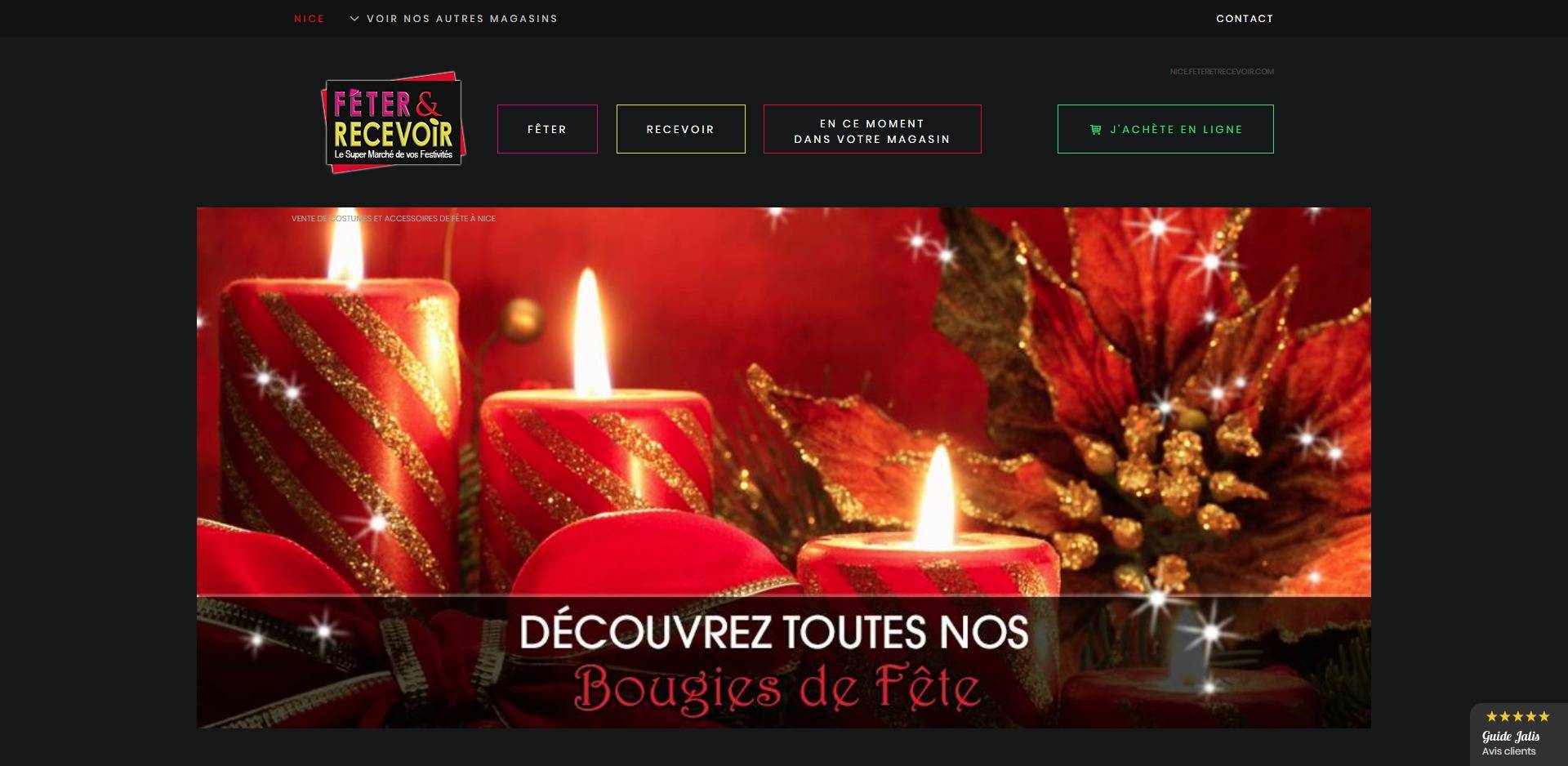 Location de matériel pour mariage à Nice - Fêter et Recevoir