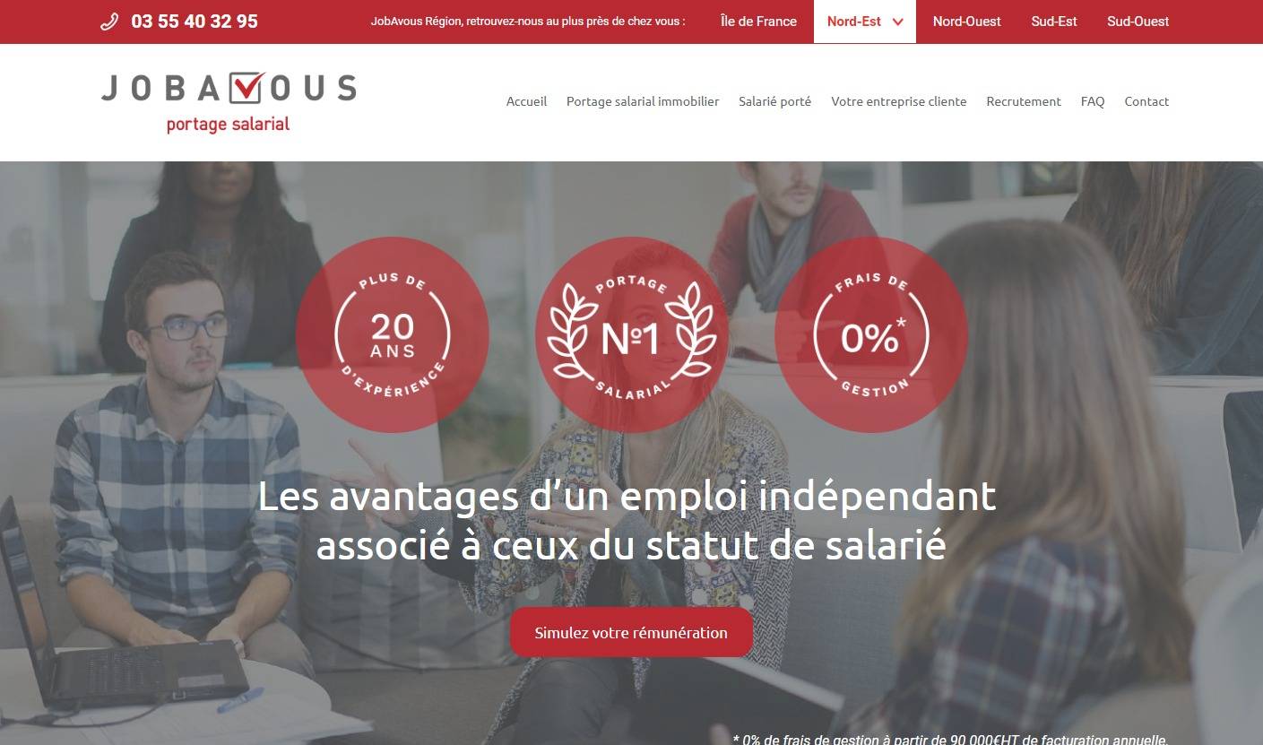 Entreprise de portage salarial Nord-Est