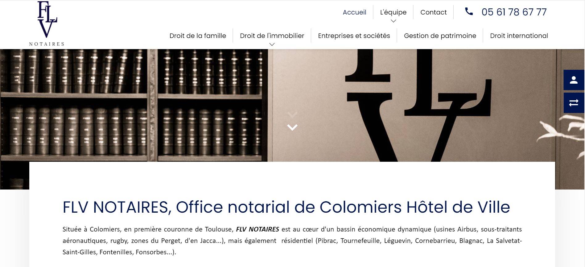Office notarial pour particuliers et entreprise à Colomiers - Garrigou - Faure - Legrigeois - Vaniscotte