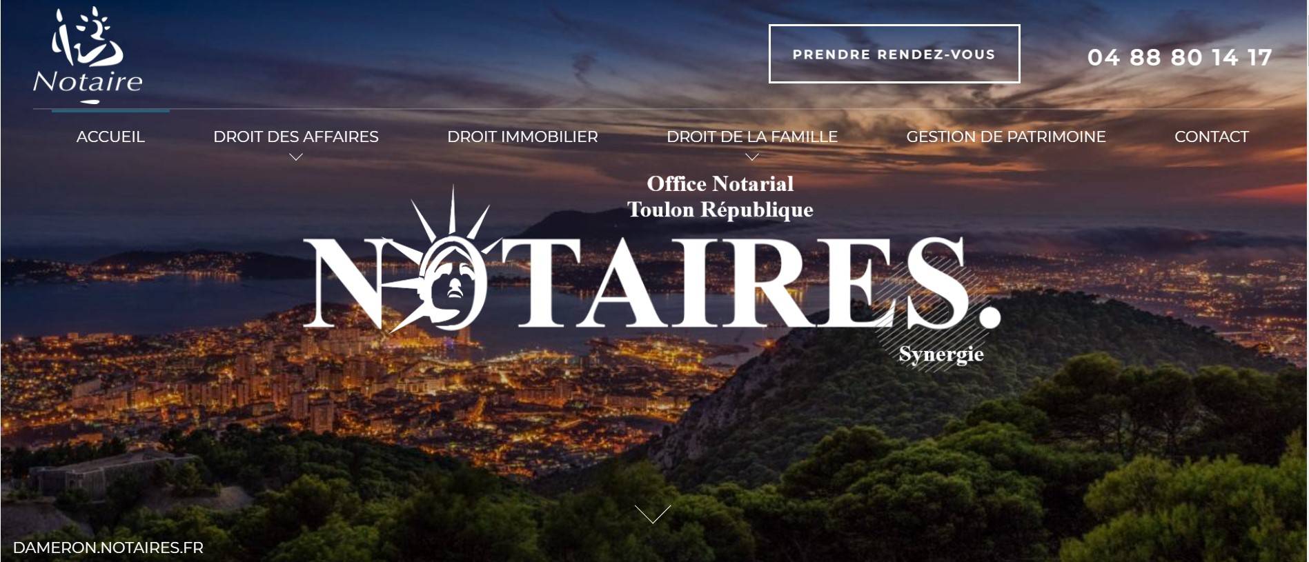 Notaire spécialisé dans le droit immobilier pour rédaction d'un compromis de vente à Toulon - Maître Dameron