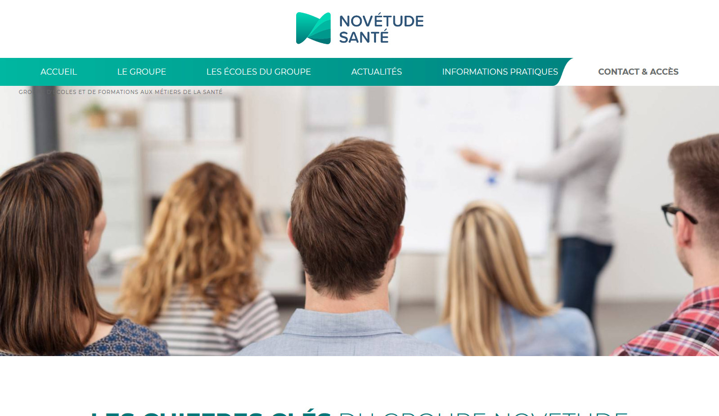 Novétude Santé, groupe d'enseignement supérieur spécialiste des métiers de la santé