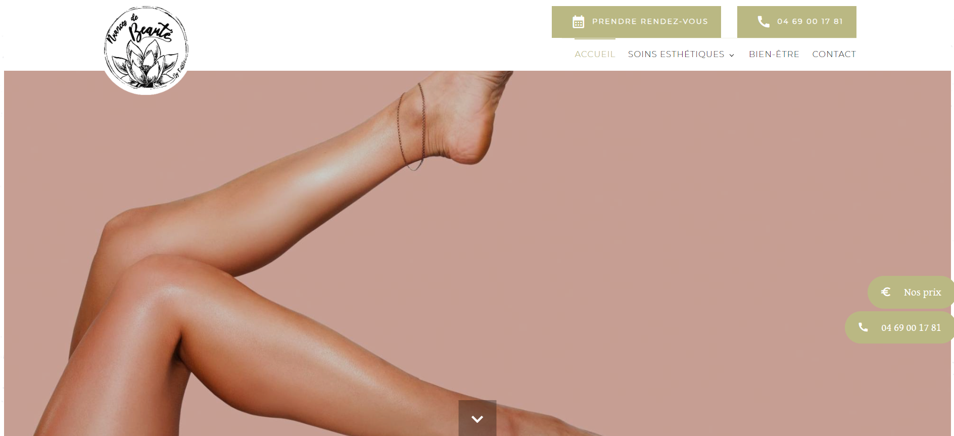Institut spécialisé en épilation à la cire traditionnelle pour hommes et femmes à Lançon-Provence - Nuances de beauté