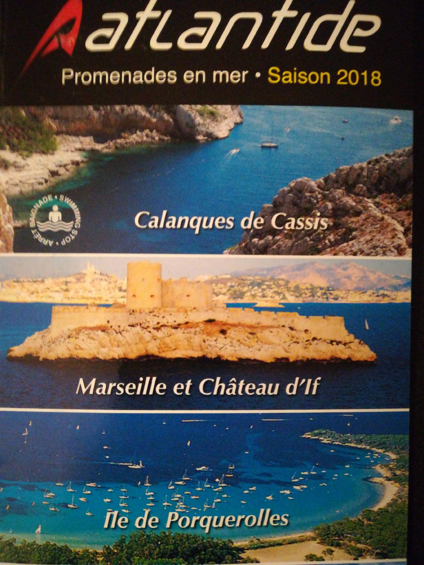 promenade en mer Bandol Atlantide