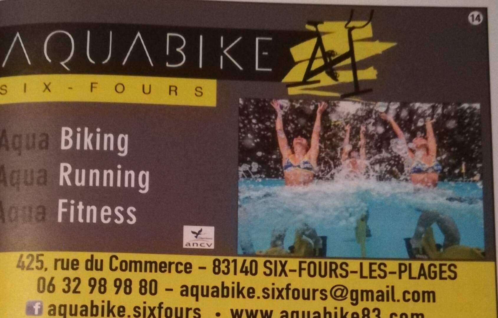 Salle de sport Six-Fours-les-Plages Aquabike six fours