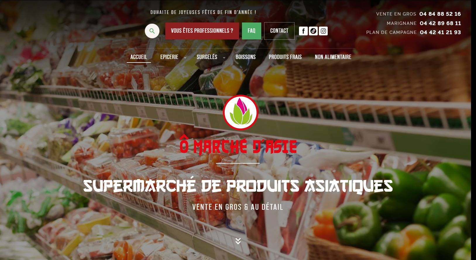 Où acheter de l'alimentation asiatique en gros sur Marseille ? - Ô Marché d'Asie