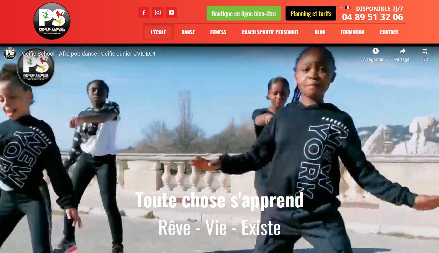 Ecole de danse et cours de fitness Marseille 6e - Pacific School
