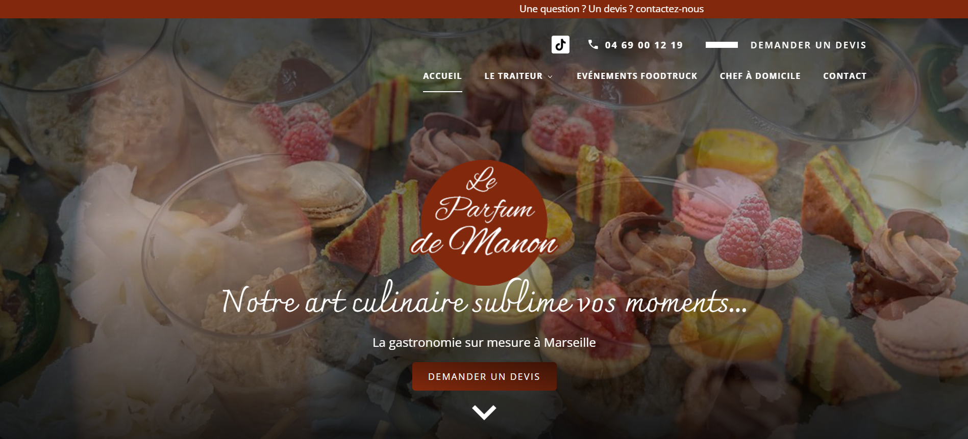 Traiteur de cuisine provençale pour événements sur Marseille - www.leparfumdemanon.fr