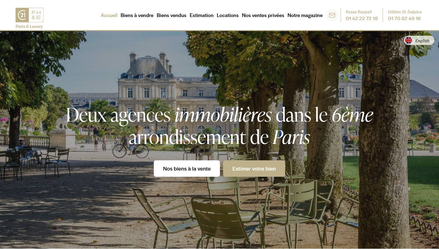 Acheter un appartement de 3 pièces dans le 6e arrondissement de Paris - Century 21 Paris 6 Luxury