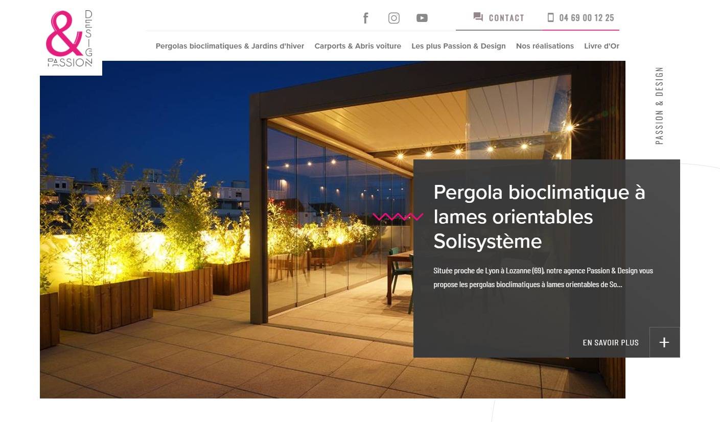 Passion & Design Pergola Lyon