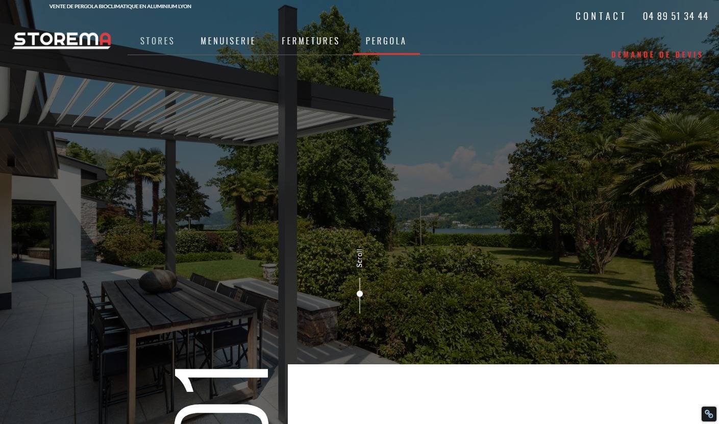 Acheter une pergola en aluminium à Lyon