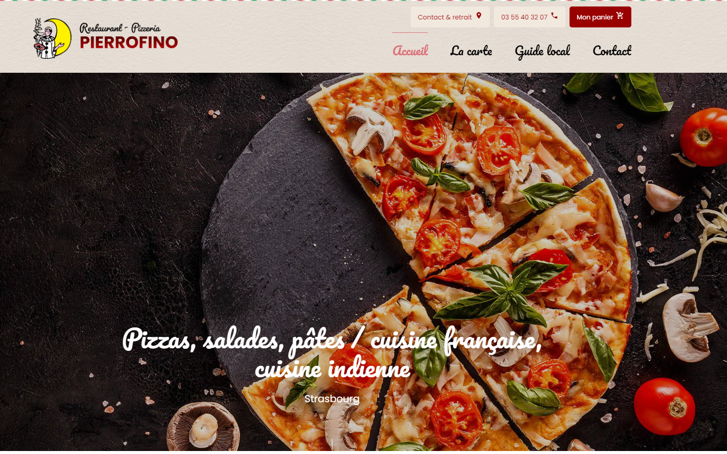 restaurant pizza à emporter strasbourg