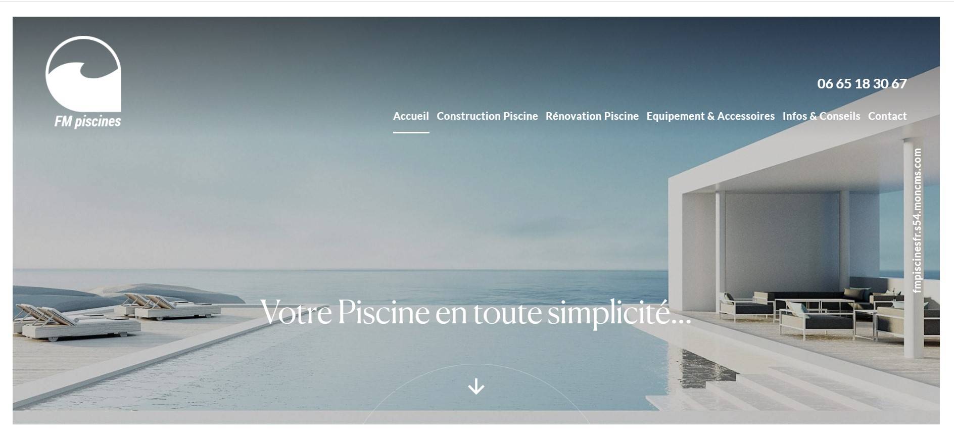 Construction, rénovation et entretien de piscines à Bordeaux - www.fmpiscines.fr