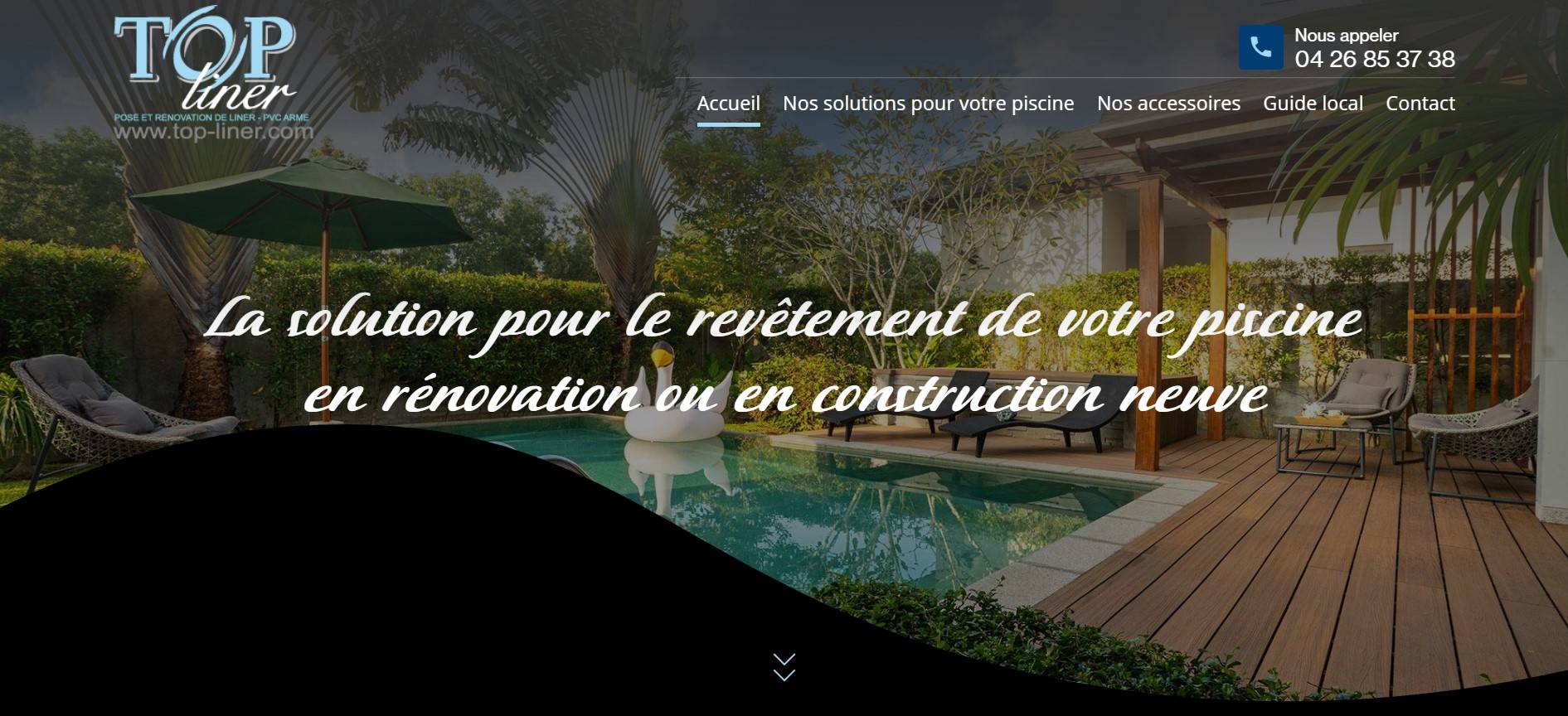 Pose de lienr pour piscine pas cher à Aix-en-Provence 13100
