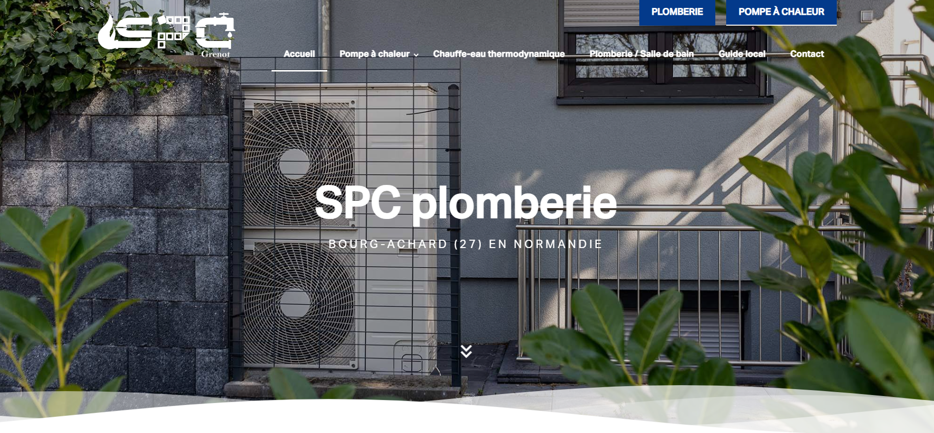 Entreprise de plomberie pour l'installation et la maintenance de pompe à chaleur air/eau chez les particuliers à Bourg-Achard - SPC PLOMBERIE